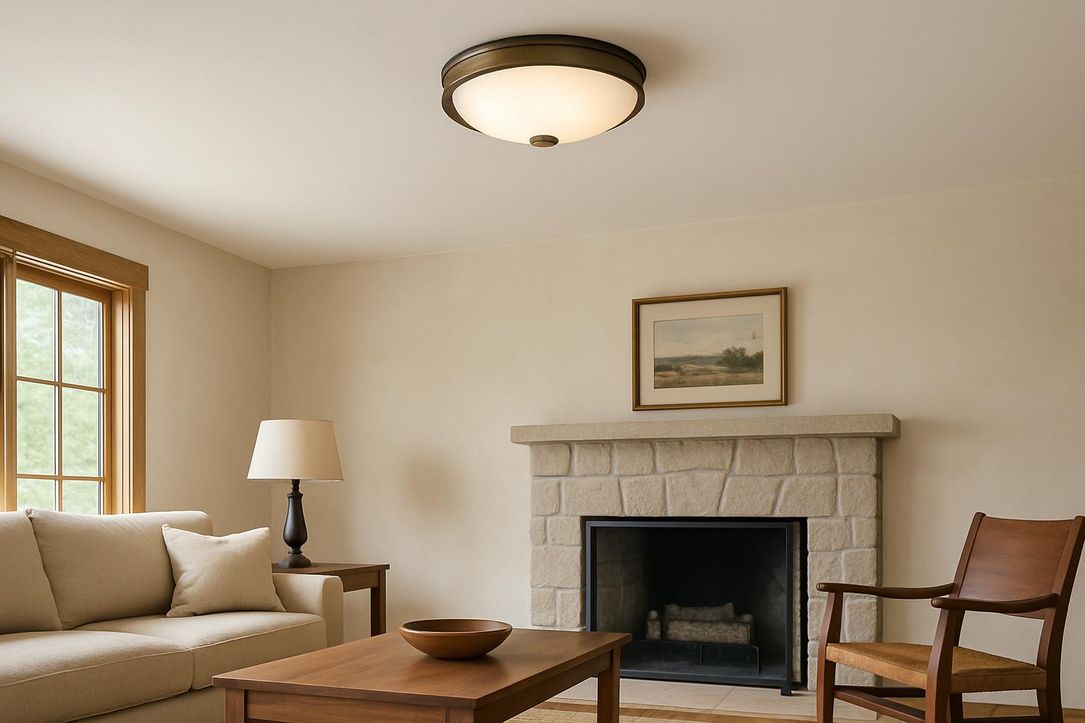 A Quieter Kind of Rustic: How to Choose a Flush Mount